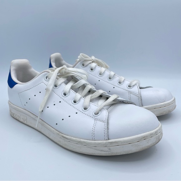Adidas Stan Smith Sneakers 6 White/Blue - Picture 3 of 16